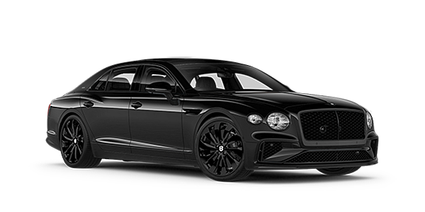 Bentley San Juan Bentley New Flying Spur Black Edition front three quarter in Onyx paint
